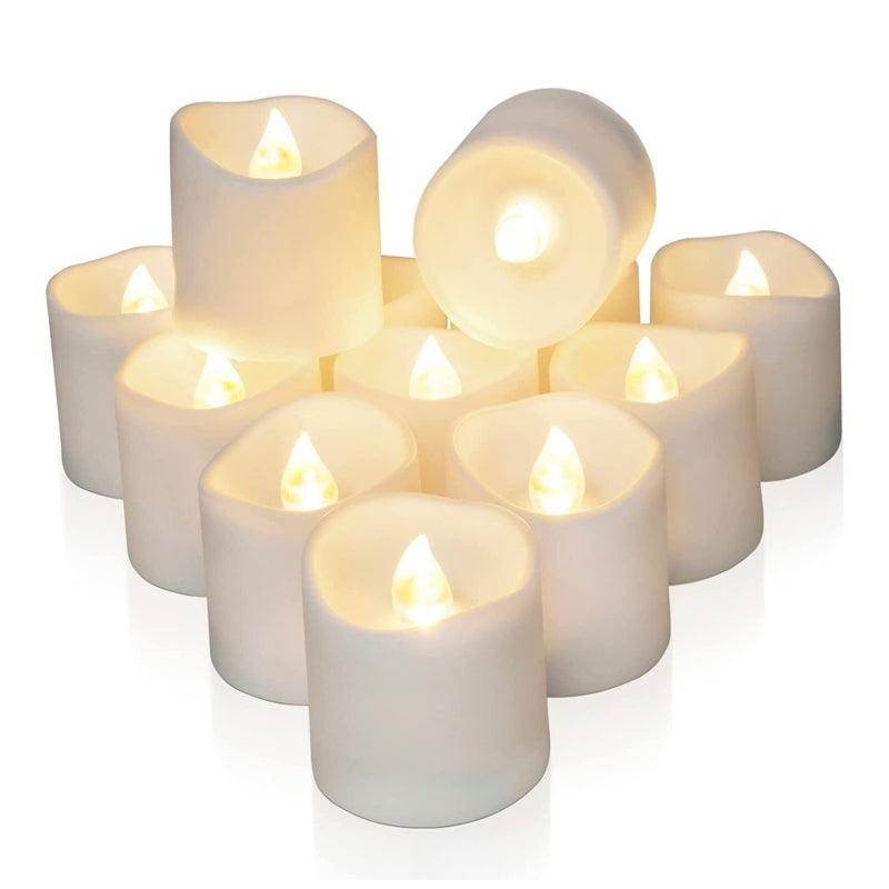 TeaGlow™- LED Tealight Candles Design A - Warm White