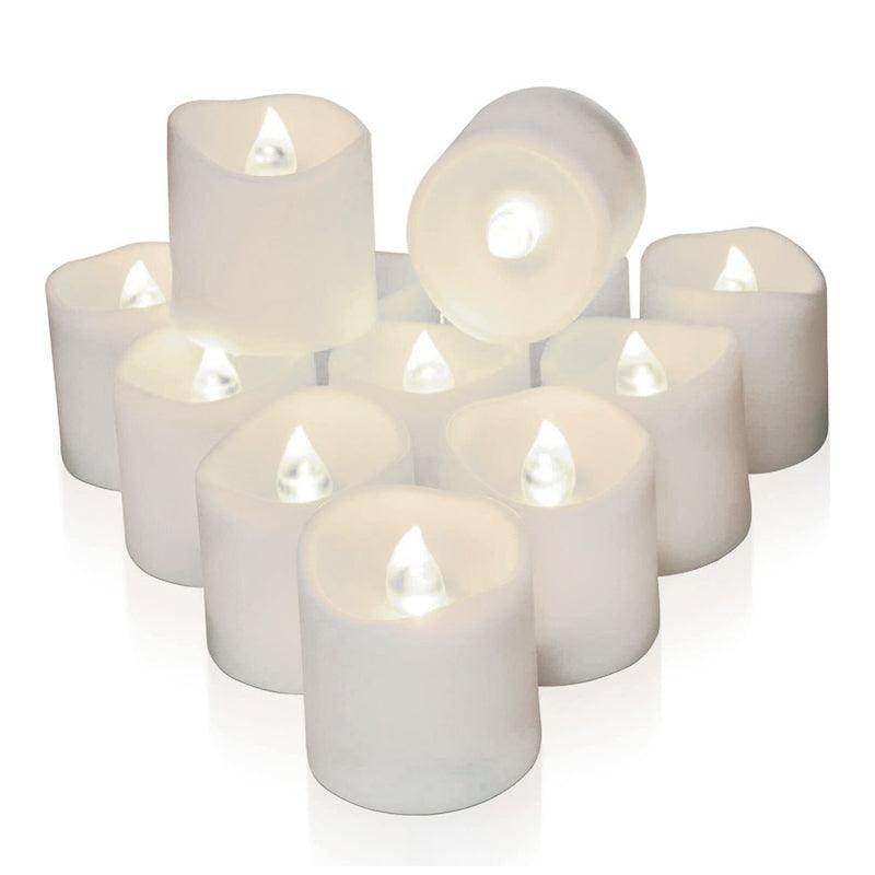 TeaGlow™- LED Tealight Candles Design A - Cold White