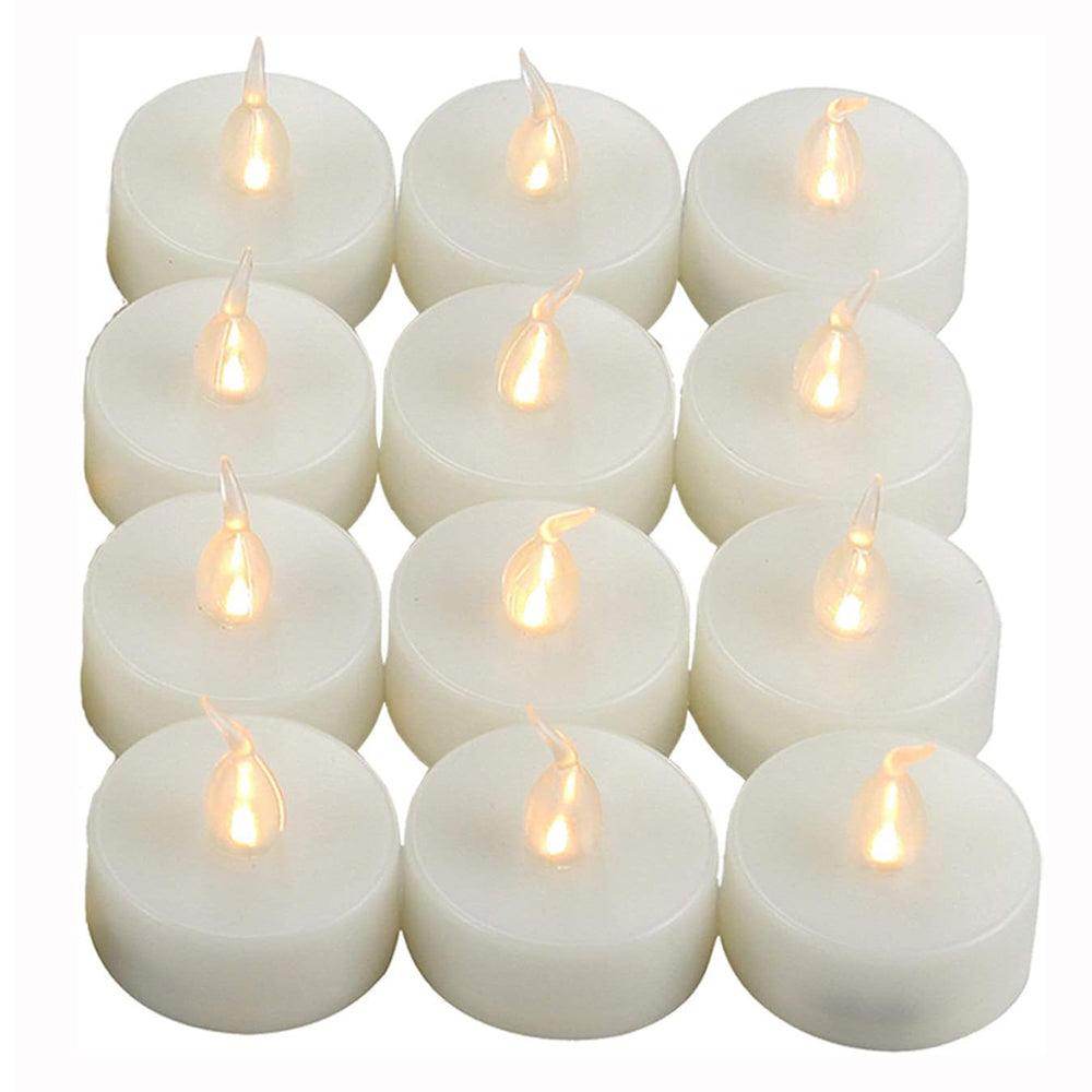 TeaGlow™- LED Tealight Candles Design B - Warm White