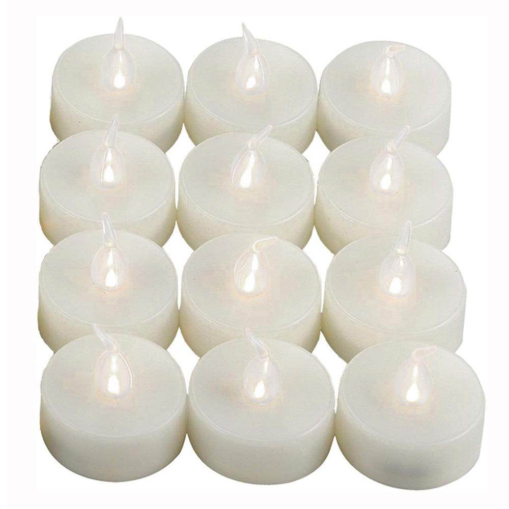 TeaGlow™- LED Tealight Candles Design B - Cold White