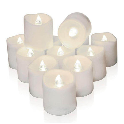 TeaGlow™- LED Tealight Candles Design A - Cold White
