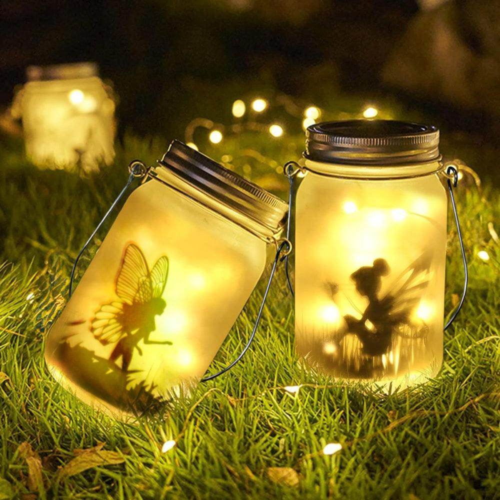 Faeira™- Solar Fairy Jar Light Star Style